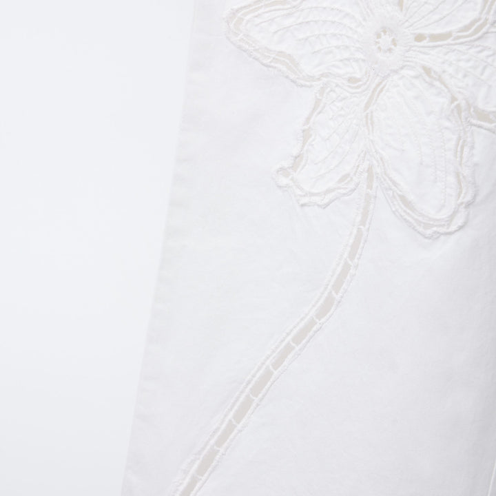 Moudda ZARA - Pantalon Fille - Broderie Fleur Évidée - Tunisie 4