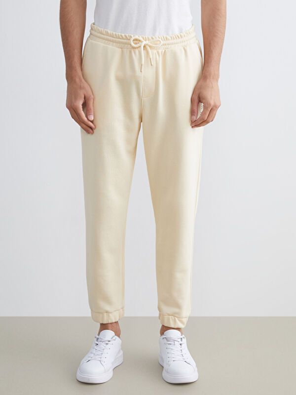 Moudda LC Waikiki - Pantalon en jersey Homme Beige pâle - Tunisie 2