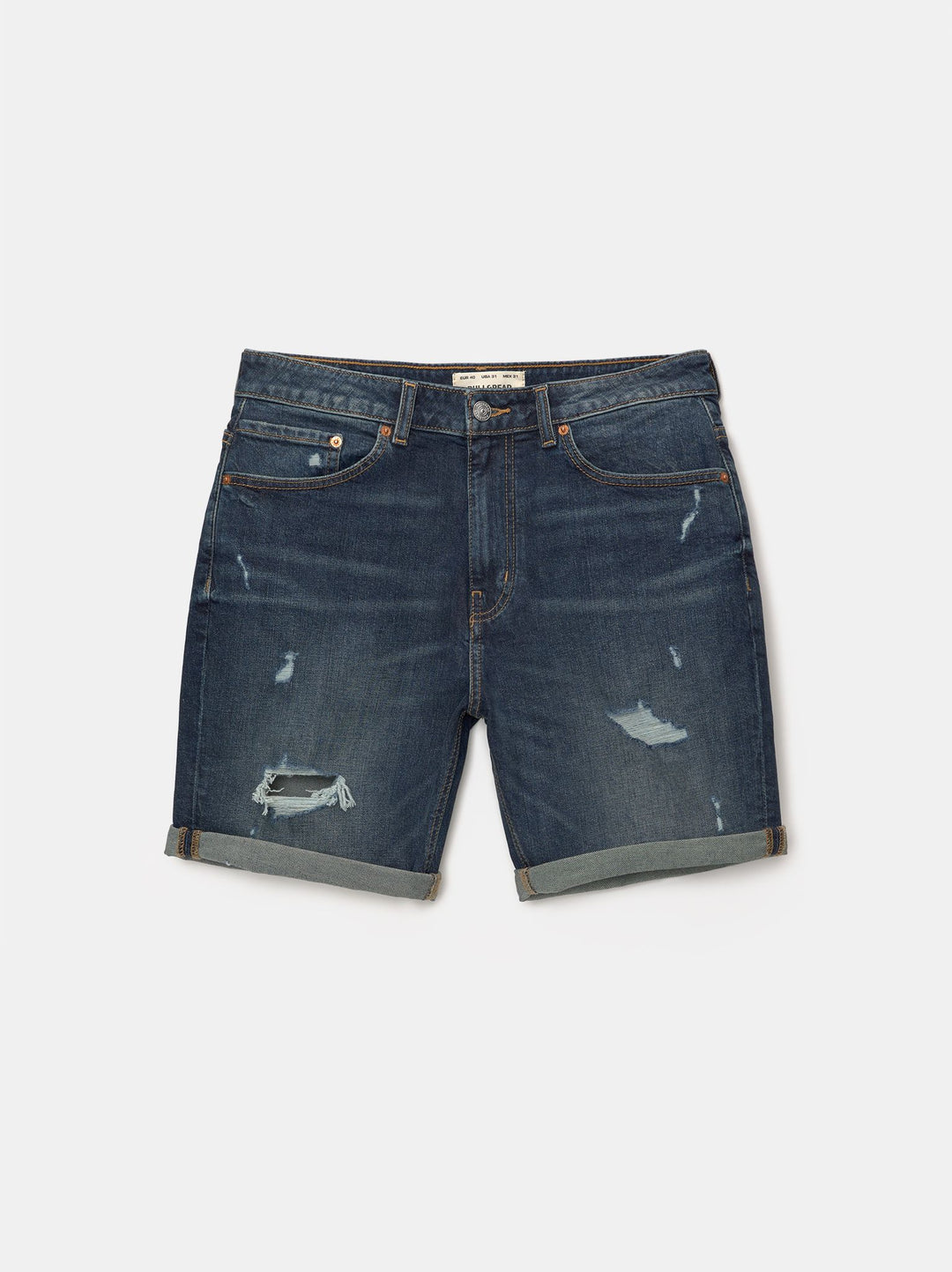 Moudda PULL & BEAR - Bermuda Denim Slim Déchiré - Tunisie 5