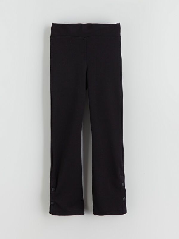 Moudda LC Waikiki - T-shirt en jersey stretch Fille Noir - Tunisie 1