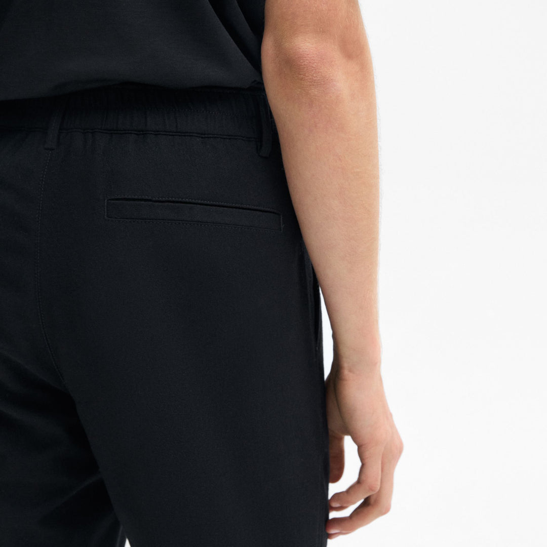 Moudda Massimo Dutti - Pantalon flanelle noire – ensemble élégant - Tunisie 3