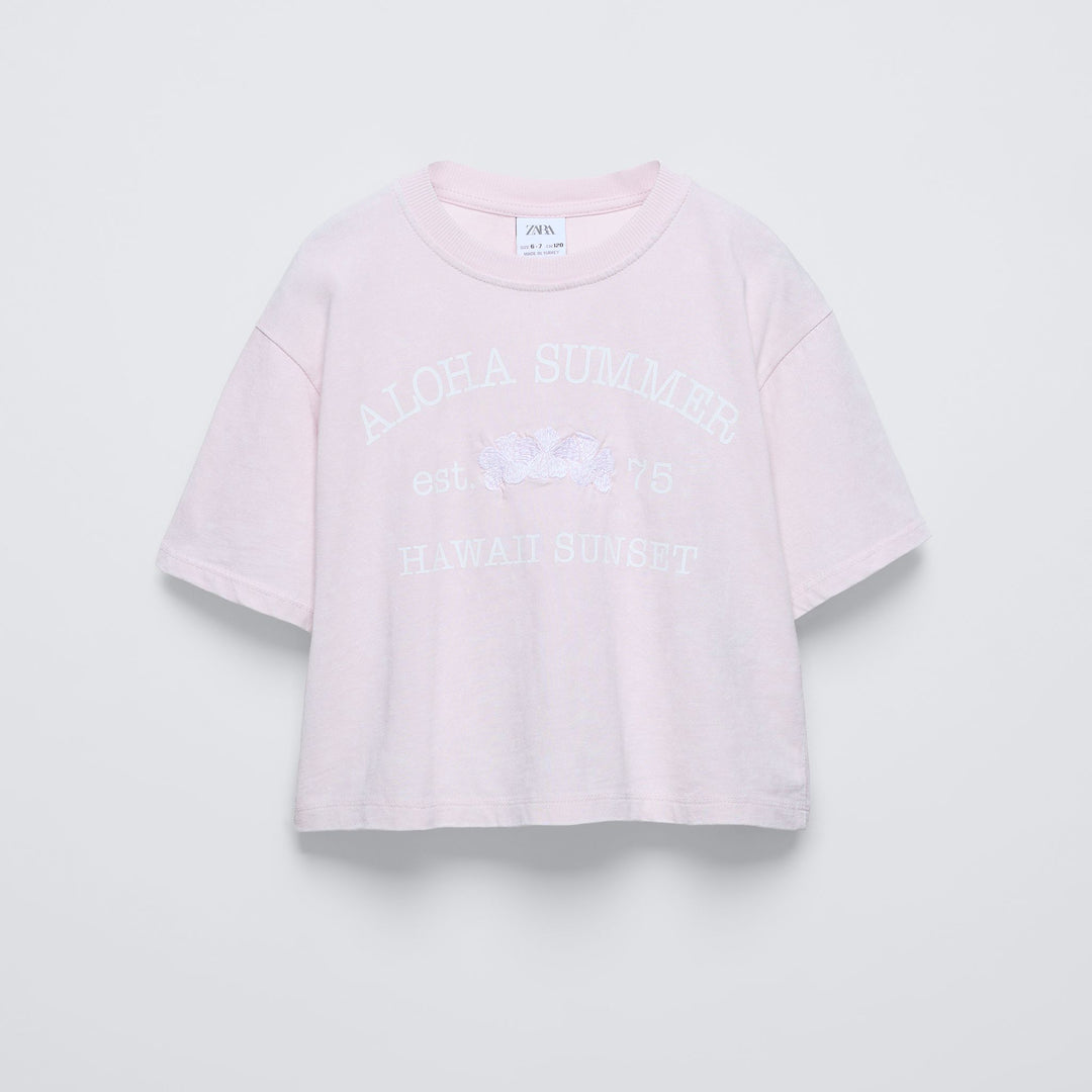 Moudda ZARA - T-shirt Aloha hibiscus - Tunisie 1