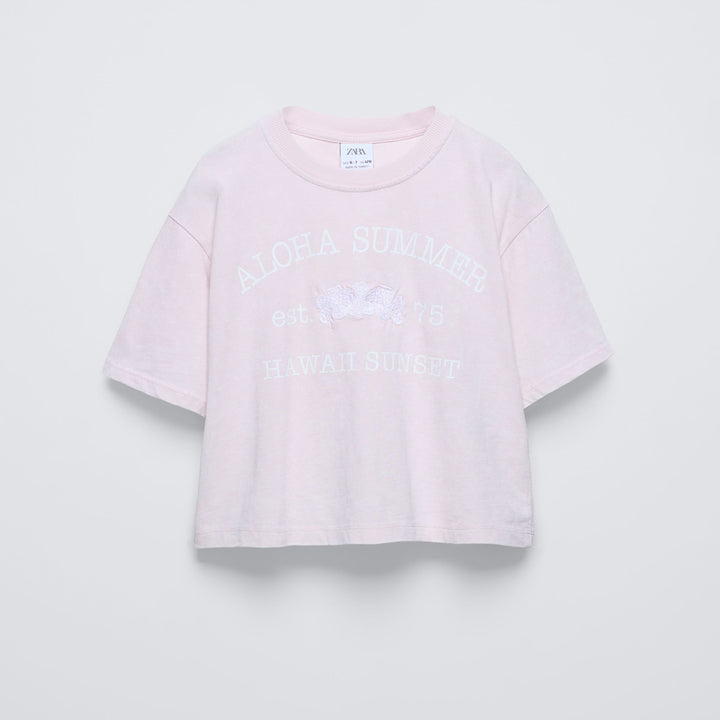 Moudda ZARA - T-shirt Aloha hibiscus - Tunisie 1