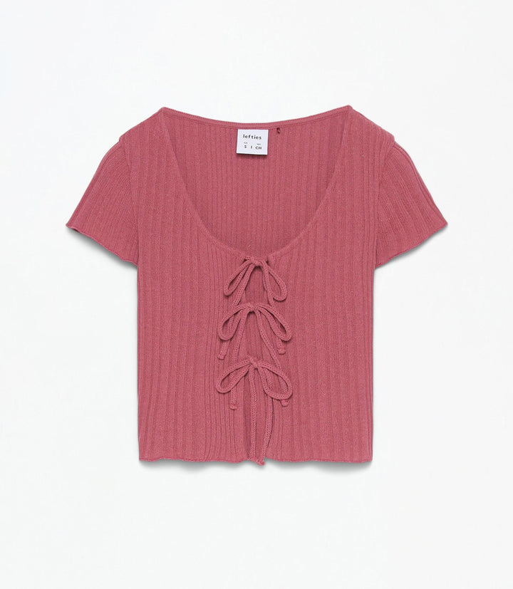 Moudda Lefties - T-Shirt - Côtes Rustiques & Maille Coupée Fille D4 - Tunisie 1