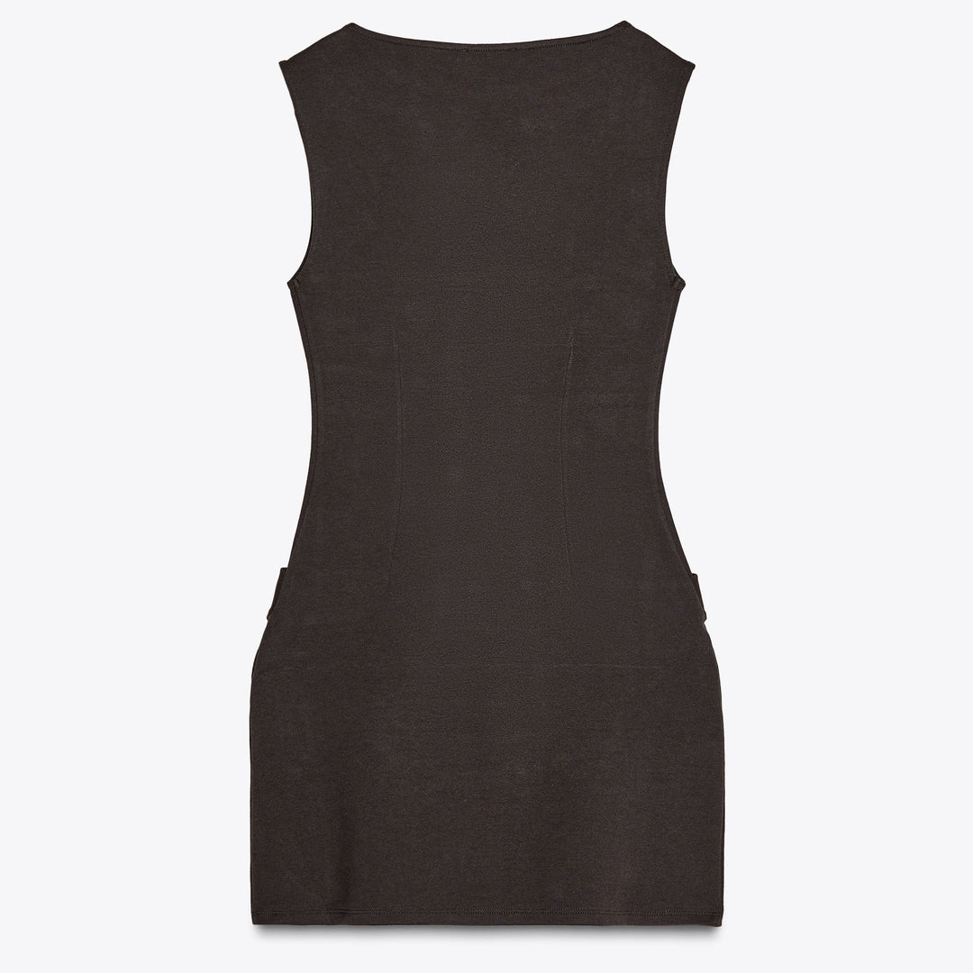 Moudda ZARA - Robe - Manches Courtes, Col Rond & Ceinture - Tunisie 2