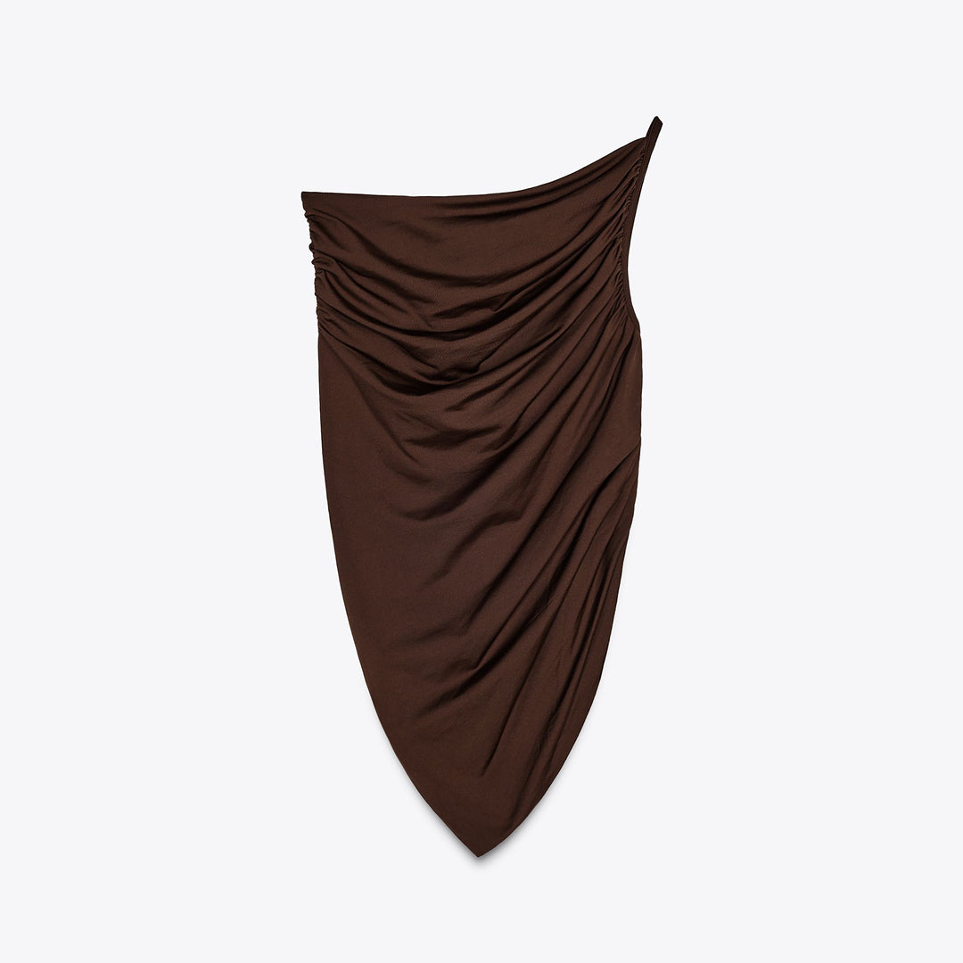 Moudda ZARA - Top Asymétrique - Fronces & Polyamide - Tunisie 1