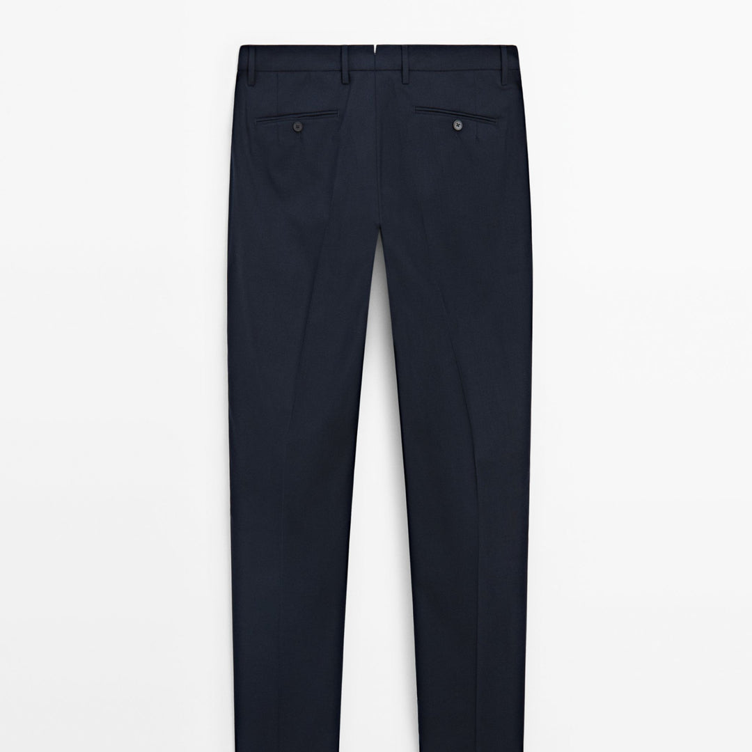 Moudda Massimo Dutti - Pantalon costume carreaux bleu marine - Tunisie 4