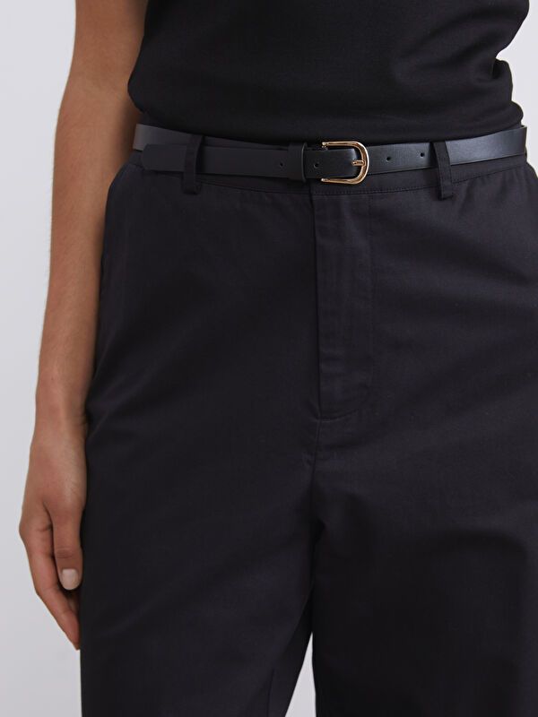 Moudda LC Waikiki - Pantalon tissé fin Femme Noir - Tunisie 3