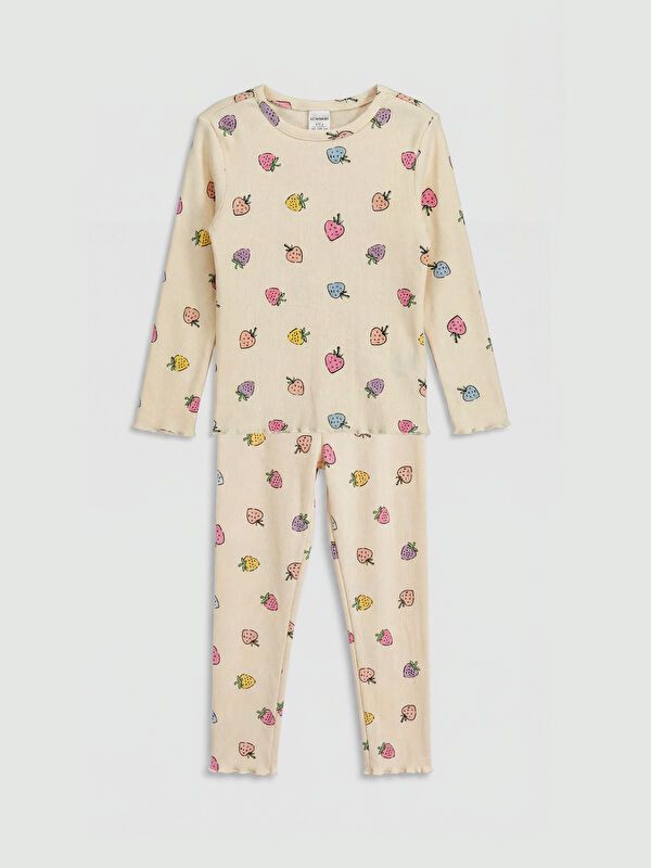 Moudda LC Waikiki - Pyjama manches longues en jersey mi-saison pour Fille - Tunisie 6