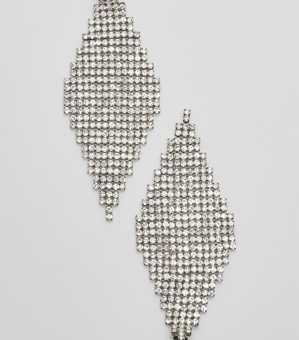 Moudda STRADIVARIUS - Boucles d'Oreilles Losange Strass - Tunisie 2