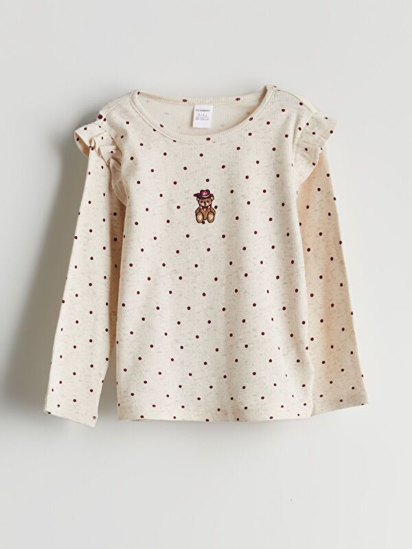 Moudda LC Waikiki - Ensemble jersey Fille Beige melange pr - Tunisie 2