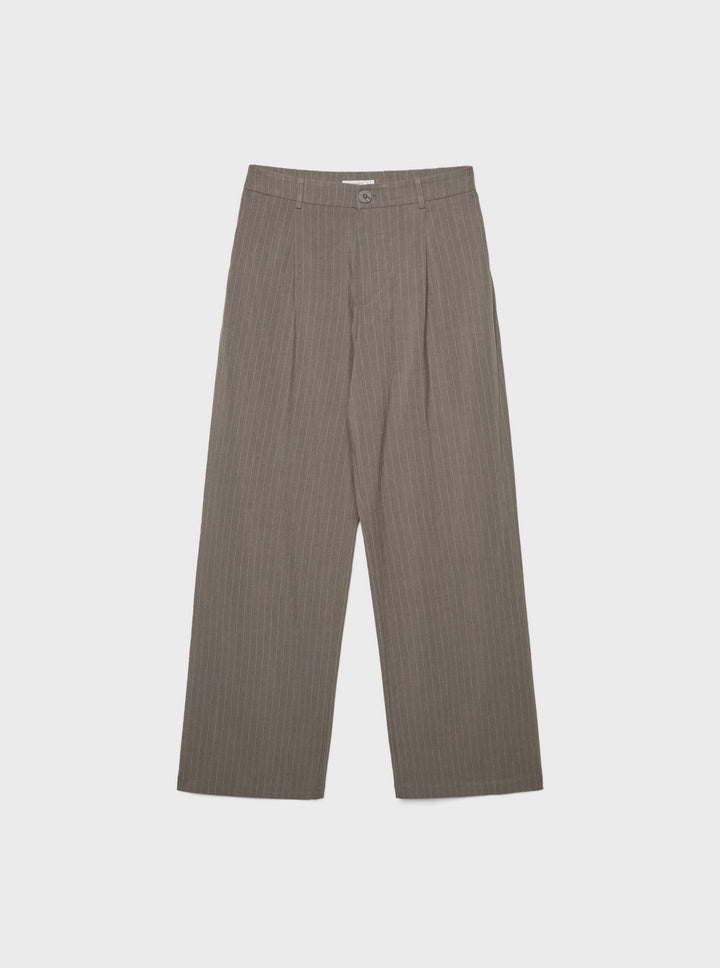 Moudda STRADIVARIUS - Pantalon Large Gris Foncé Longueur Complète - Tunisie 3