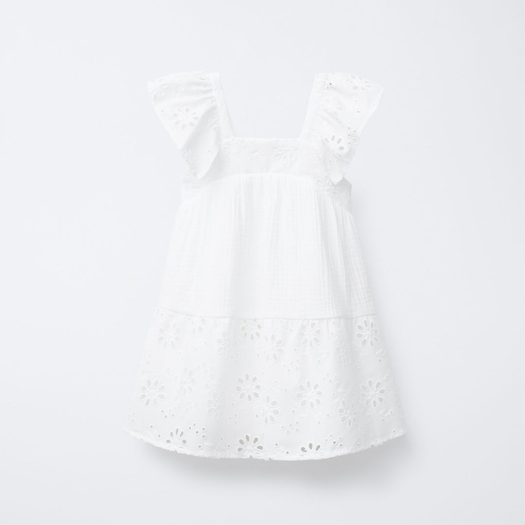 Moudda ZARA - Robe Enfant Blanche Brodée - Collection Lingerie - Tunisie 1