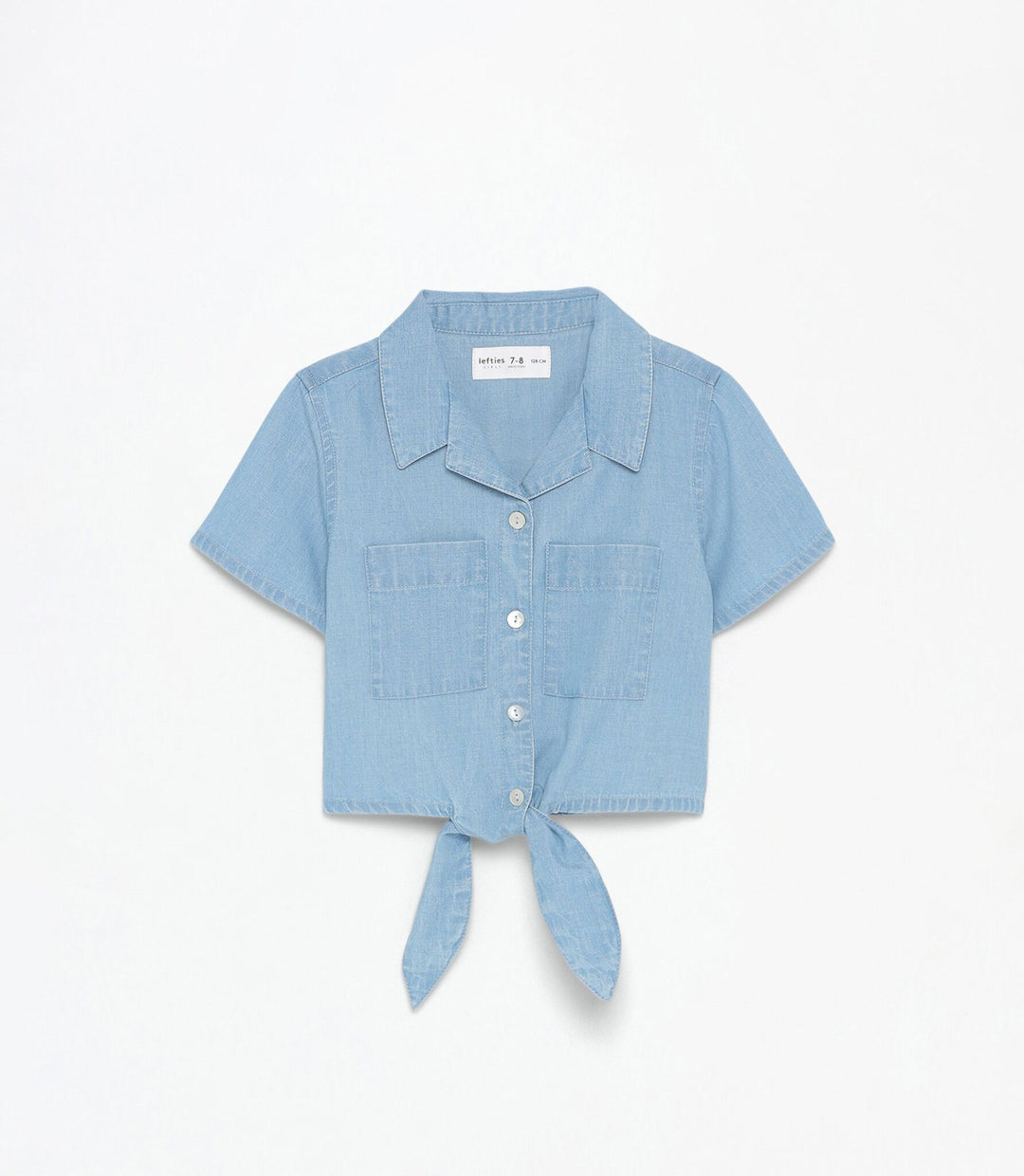Moudda Lefties - Chemise Nœud - Denim Léger Fille - Tunisie 1