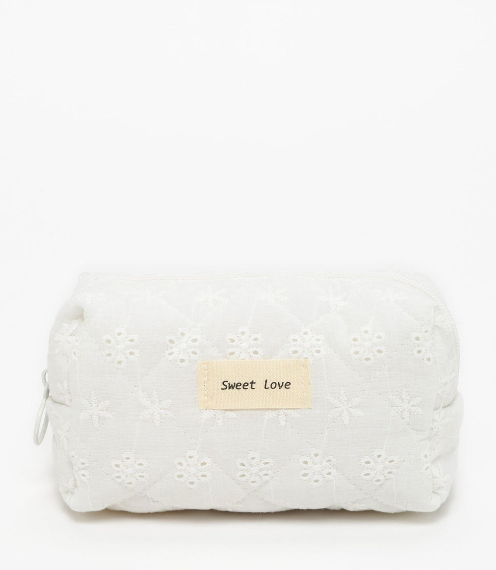 Moudda Lefties - Nécessaire Beauty - Matelassé & Broderie Anglaise - Tunisie 2