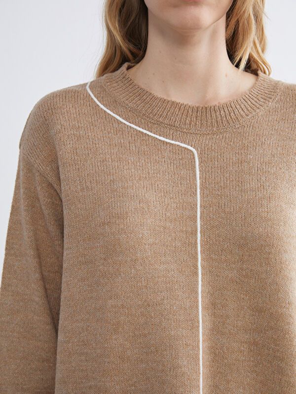 Moudda LC Waikiki - Pull-over épais en tricot cv pour Femmes - Tunisie 3