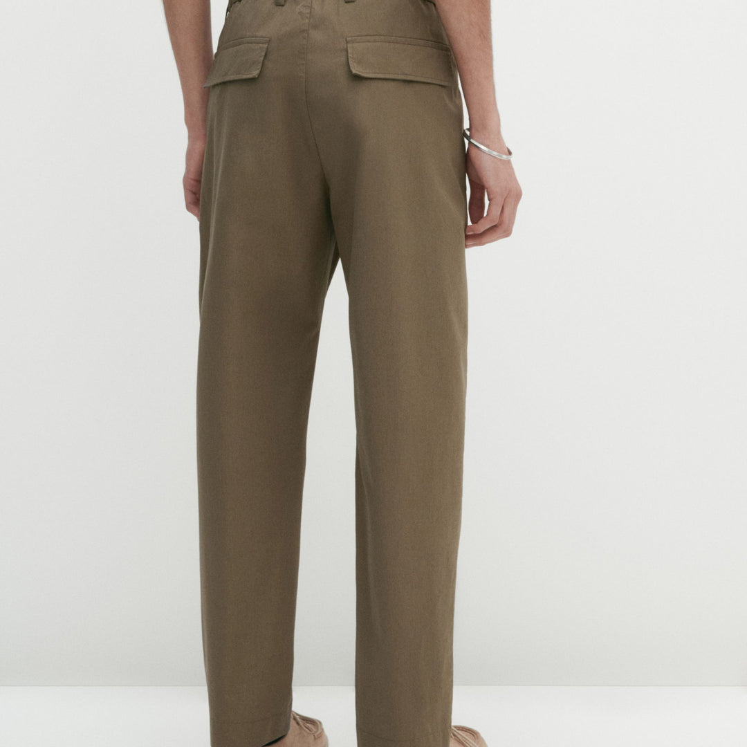 Moudda Massimo Dutti - Pantalon popeline jogging, boutons pression - Tunisie 3