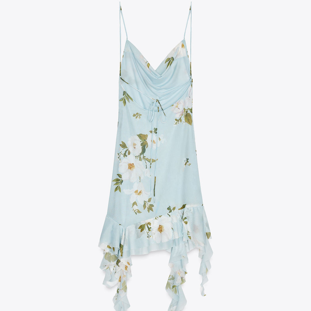 Moudda ZARA - Robe Courte - Bretelles & Volants Tulle - Tunisie 2