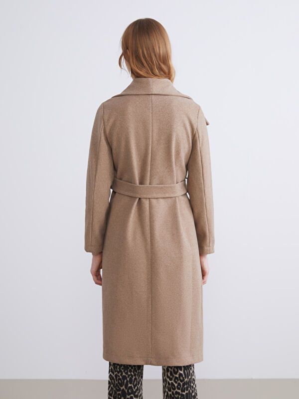 Moudda LC Waikiki - Manteau effet laine Femme Vison - Tunisie 5