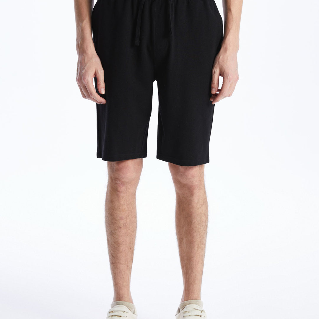 Moudda LC Waikiki - Short / bermuda jersey basique Homme Noir - Tunisie 2