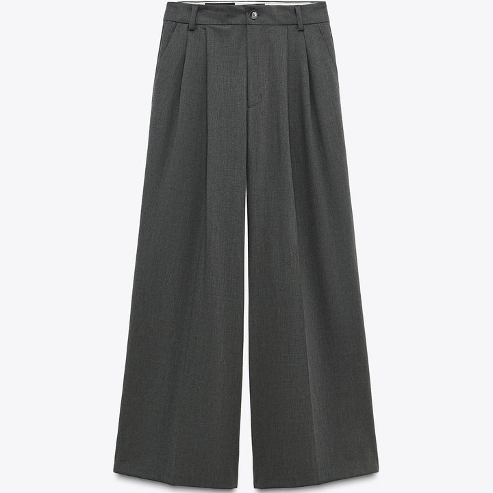 Moudda ZARA - Pantalon double pli passant bouton dos coordonné - Tunisie 1