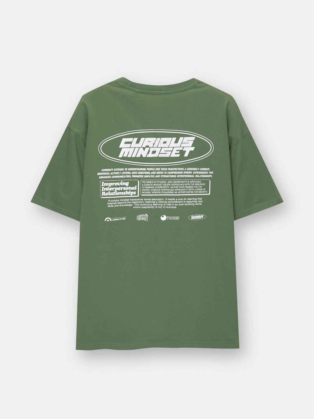 Moudda PULL & BEAR - T-Shirt Demi-Manches Lavé Texte Crack - Tunisie 1