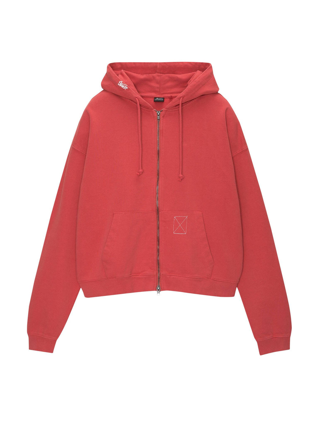 Moudda PULL & BEAR - Sweat Capuche - Fermeture Éclair, Lavé & Broderie - Tunisie 1