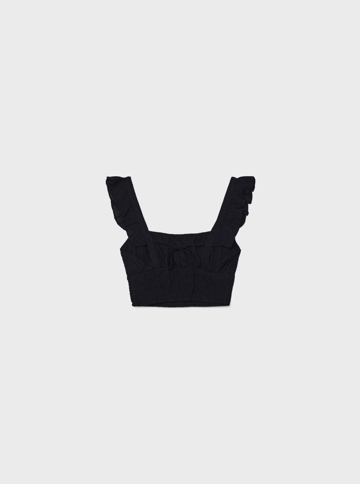 Moudda STRADIVARIUS - Top à Bretelles avec Broderie Suisse - Tunisie 2