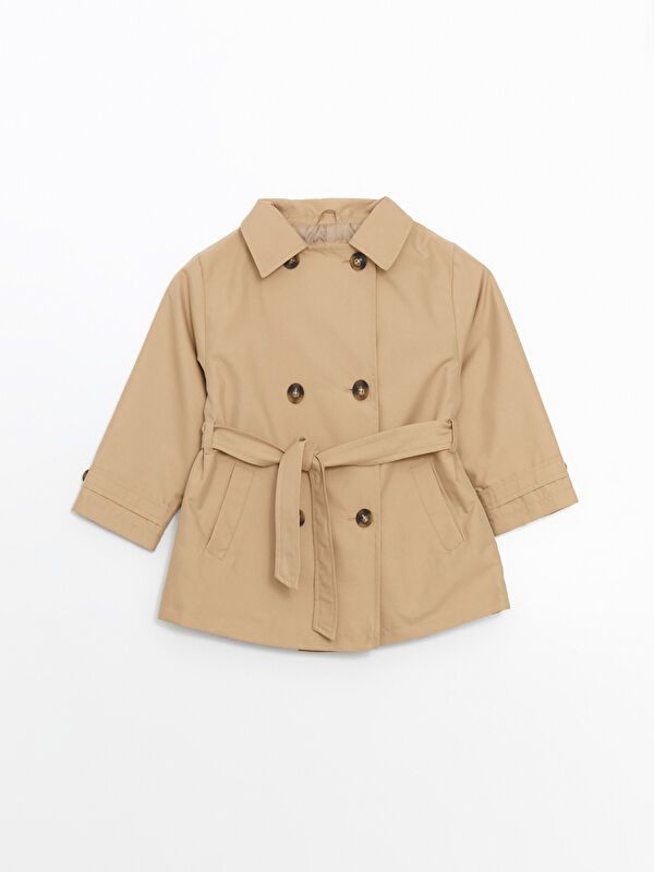 Moudda LC Waikiki - Manteau synthétique léger Fille Beige foncé - Tunisie 1