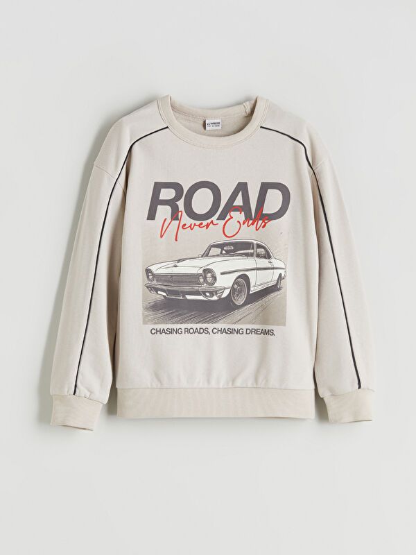 Moudda LC Waikiki - Ensemble en jersey Garçon Beige - Tunisie 2