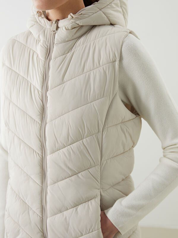 Moudda LC Waikiki - Veste sans manches Femme Gris clair - Tunisie 3