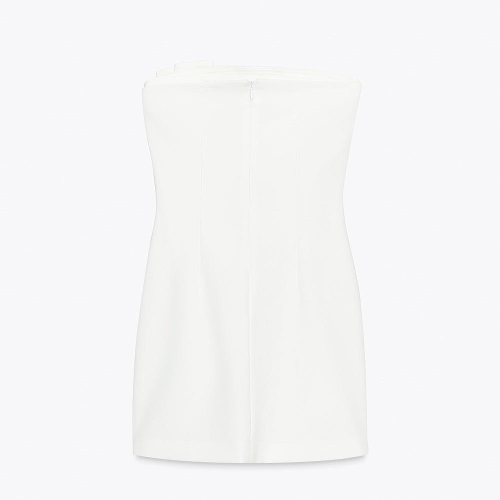 Moudda ZARA - Robe Mini Crêpe - Applique Nœud - Tunisie 2
