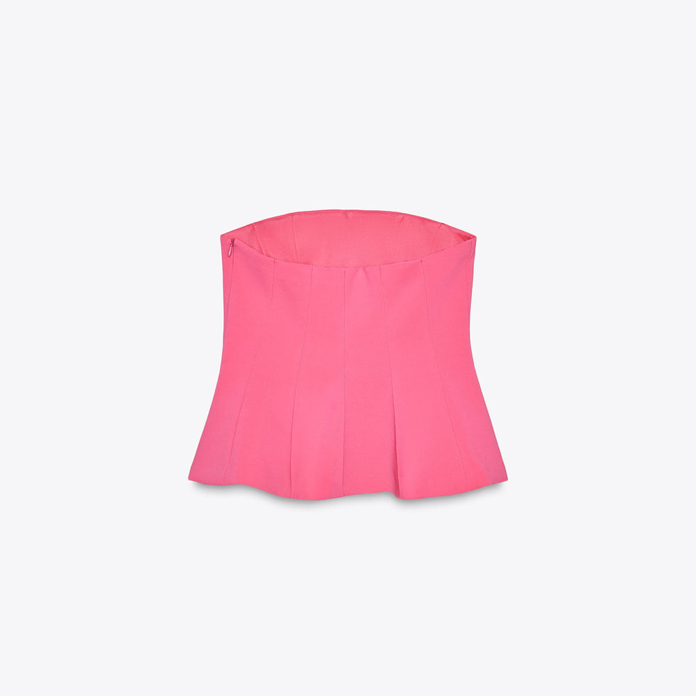 Moudda ZARA - Top Élastique - Motif & Peplum - Tunisie 2