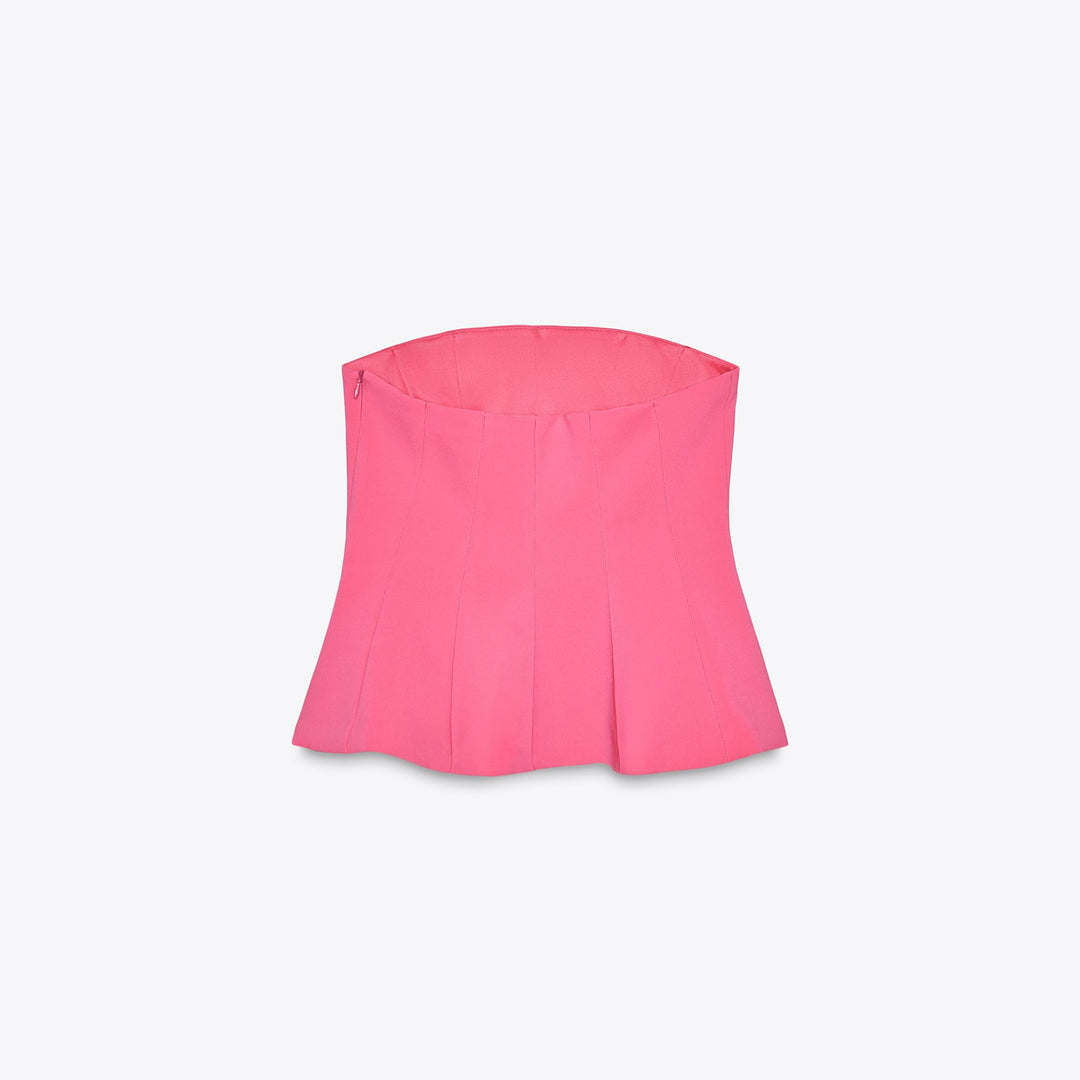 Moudda ZARA - Top Élastique - Motif & Peplum - Tunisie 2