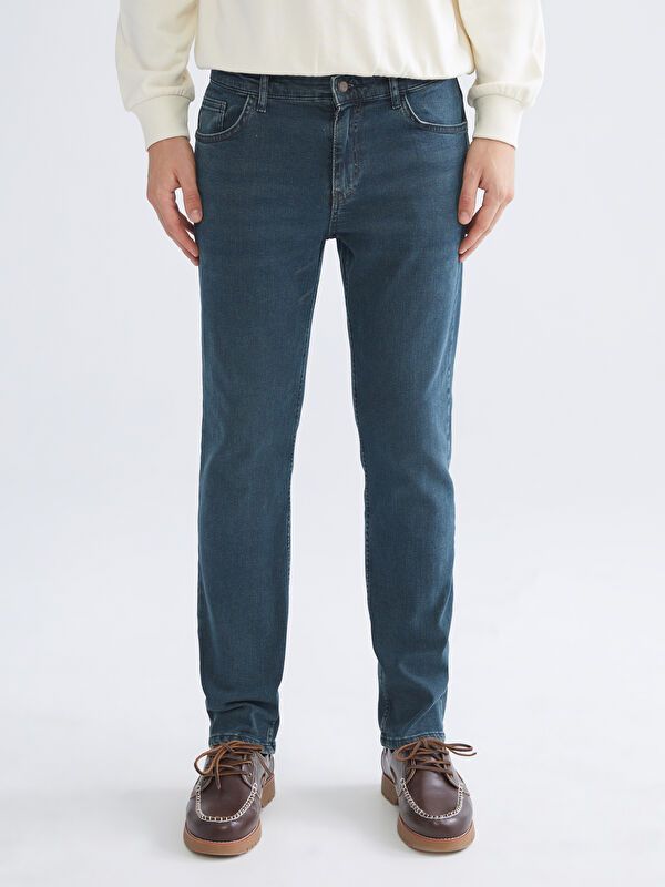 Moudda LC Waikiki - Pantalon tissé denim basique Homme Rodéo vert - Tunisie 2