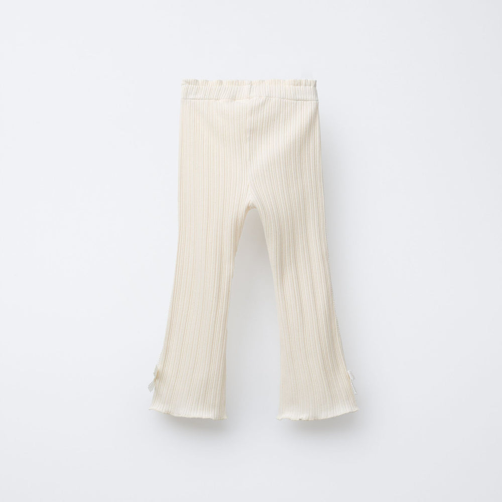 Moudda ZARA - Pantalon Enfant Flare - Dentelle Latérale & Nœud - Tunisie 2