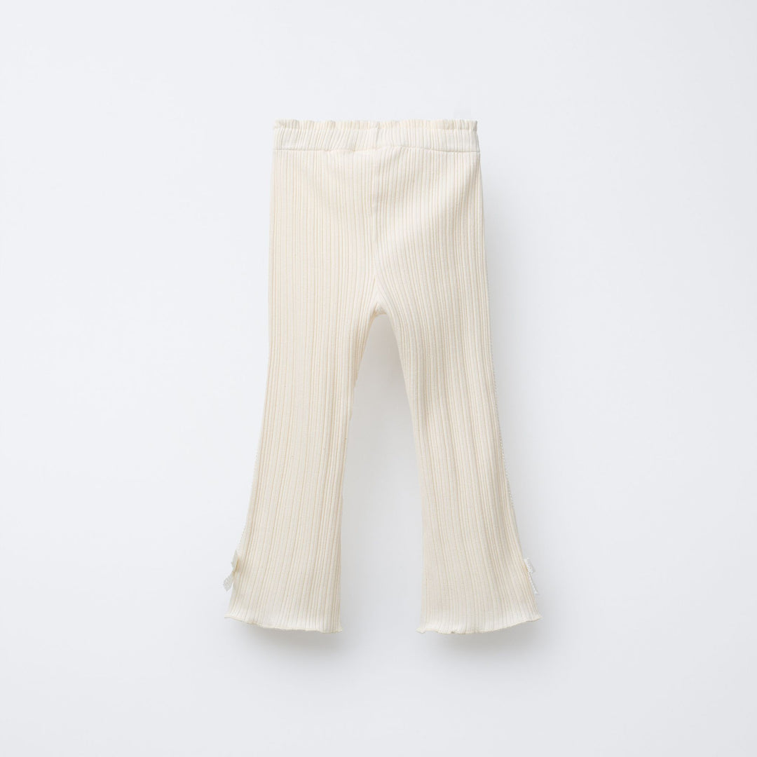Moudda ZARA - Pantalon Enfant Flare - Dentelle Latérale & Nœud - Tunisie 2
