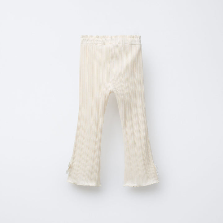 Moudda ZARA - Pantalon Enfant Flare - Dentelle Latérale & Nœud - Tunisie 2
