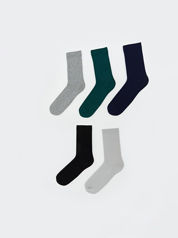 Moudda LC Waikiki - Chaussettes courtes Homme Fil mélangé teint - Tunisie 1