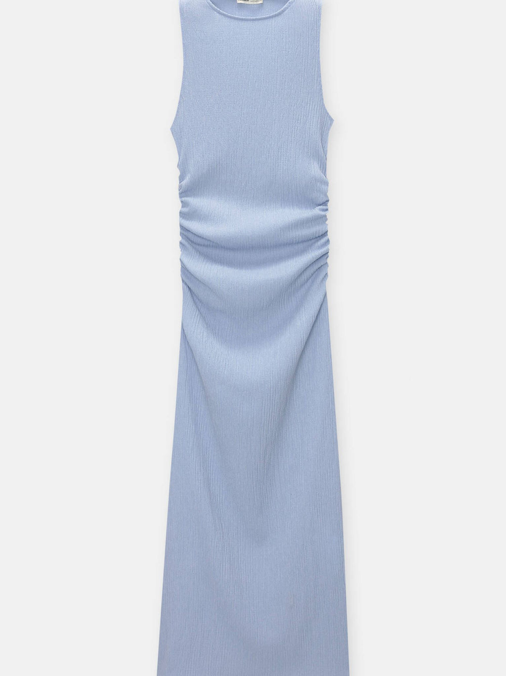 Moudda PULL & BEAR - Robe Longue Bambula Sans Manches Fronces Latérales - Tunisie 2