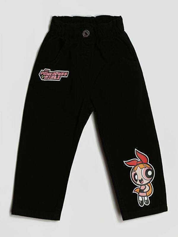 Moudda LC Waikiki - Pantalon tissé en denim Fille Rodéo noir - Tunisie 1