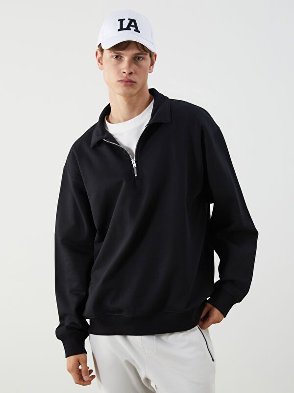 Moudda LC Waikiki - Sweatshirt en jersey Homme Noir - Tunisie 1