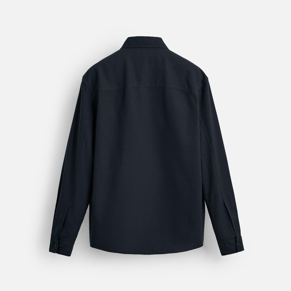 Moudda ZARA - Chemise Crêpe - Marine (Marine & Argile) - Tunisie 2