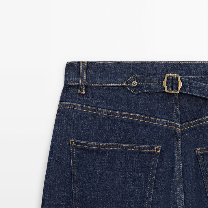 Moudda Massimo Dutti - Jean taille haute jambe large plissé - Tunisie 6