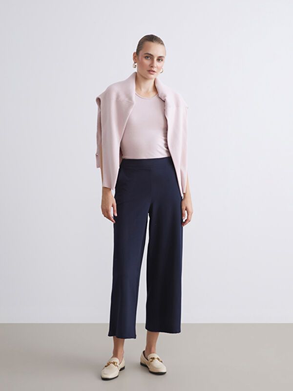 Moudda LC Waikiki - Pantalon tissé moyen Femme Marine - Tunisie 1