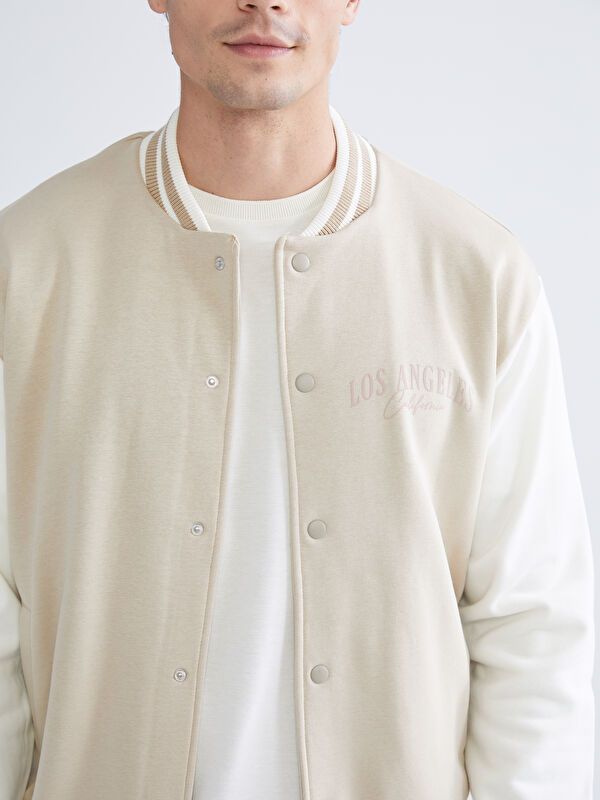 Moudda LC Waikiki - Cardigan en jersey Homme Beige - Tunisie 3