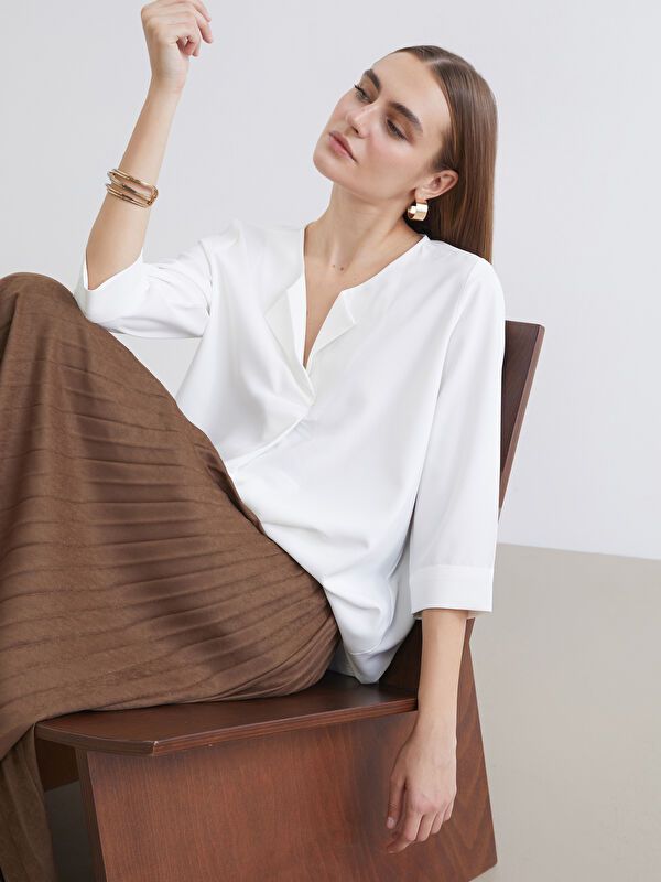 Moudda LC Waikiki - Chemisier (blouse) manches longues en tissu - Tunisie 5