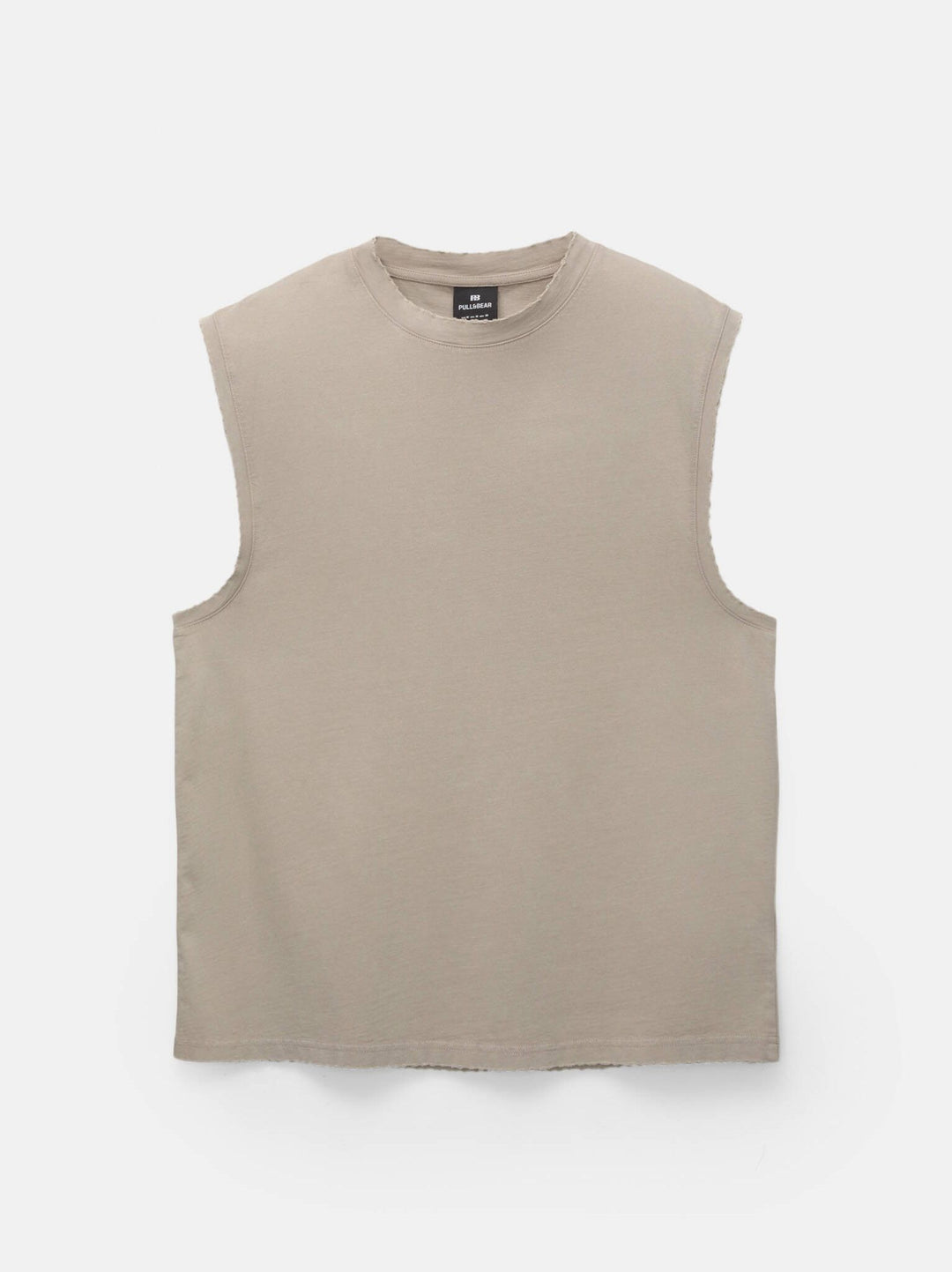 Moudda PULL & BEAR - T-Shirt Sans Manches - Lavé & Grinding - Tunisie 4
