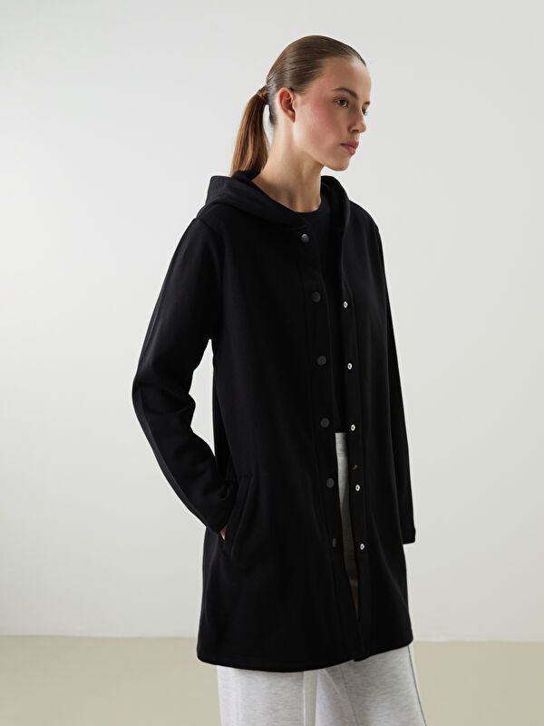 Moudda LC Waikiki - Cardigan jersey Femme Noir - Tunisie 1