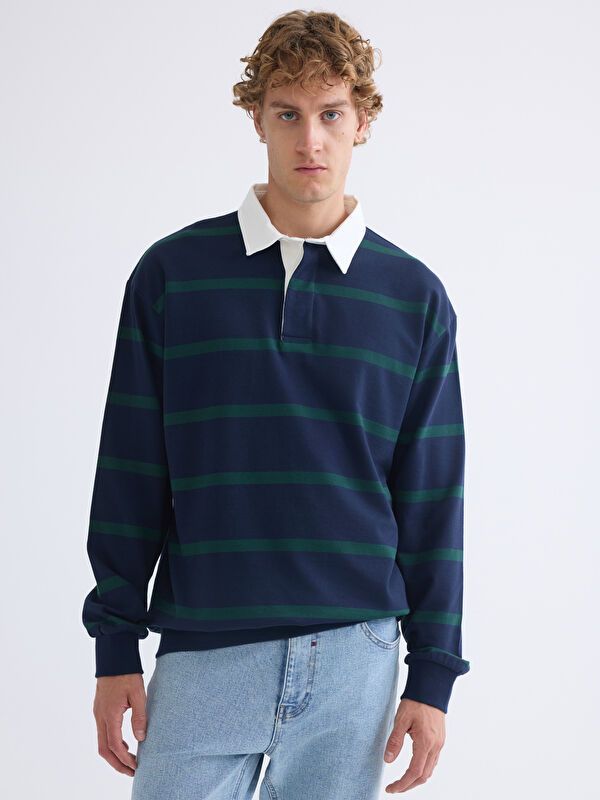 Moudda LC Waikiki - Sweatshirt en jersey Homme Marine - Tunisie 1